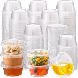 plastic tubs & lid 25ml (50s)